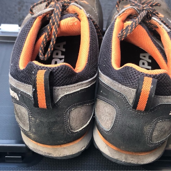 SCARPA Crux Men's Approach/Hiking Shoes Color Shark/Tonic Size 10 - Picture 9 of 13